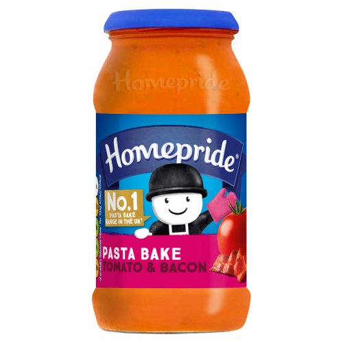 Homepride Pasta Bake Creamy Tomato & Bacon | British Corner Shop