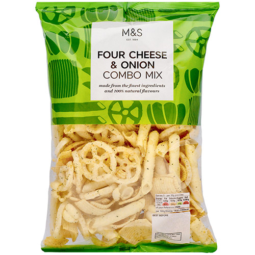 Marks and Spencer 4 Cheese Crunchy Combo Mix | British Corner Shop