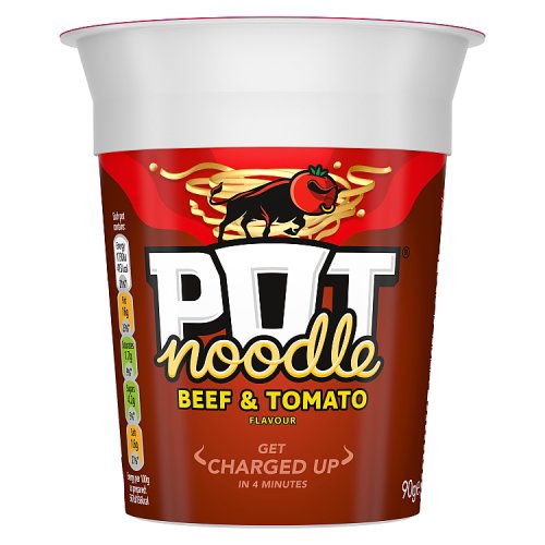 Pot Noodle Beef and Tomato