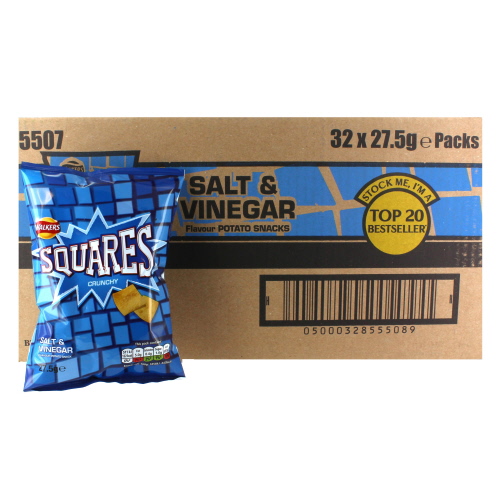 Squares Salt Vinegar 32 X 27 5g